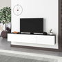 Hanah Home Francy 180 Soporte para TV Antracita y Blanco